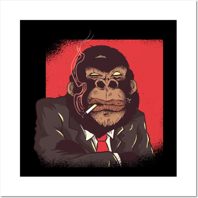 Gorilla Boss Wall Art by LR_Collections